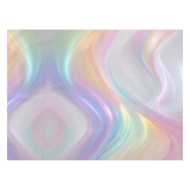 Wellen des Lichts Tischdecke (Vorderseite (Horizontal))
