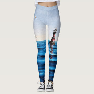 Wellen des Magischen Symphons der Adria-See Leggings