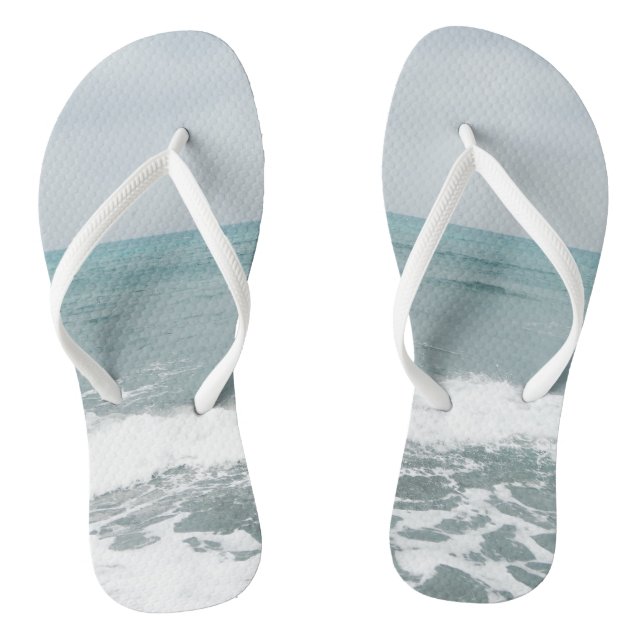 Wellen des Sommerspass für Sie Flip Flops (Fußbett)