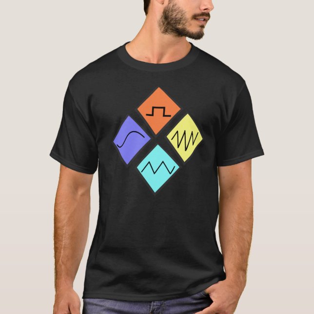 "Wellen des Tones" ist einzigartiges edm T-Shirt (Vorderseite)