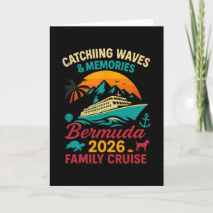 Wellen Erinnerungen Bermuda Familienkreuzfahrt 202 Karte