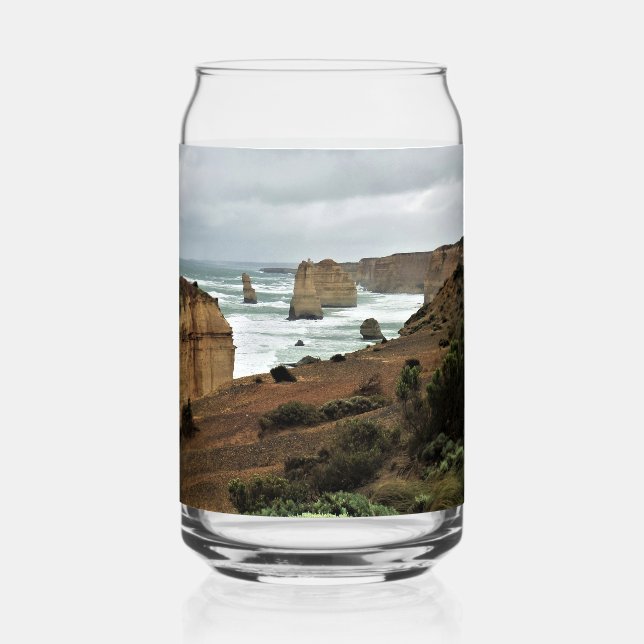 Wellen gegen die Zeit - Great Ocean Road Dosenglas (Vorderseite)
