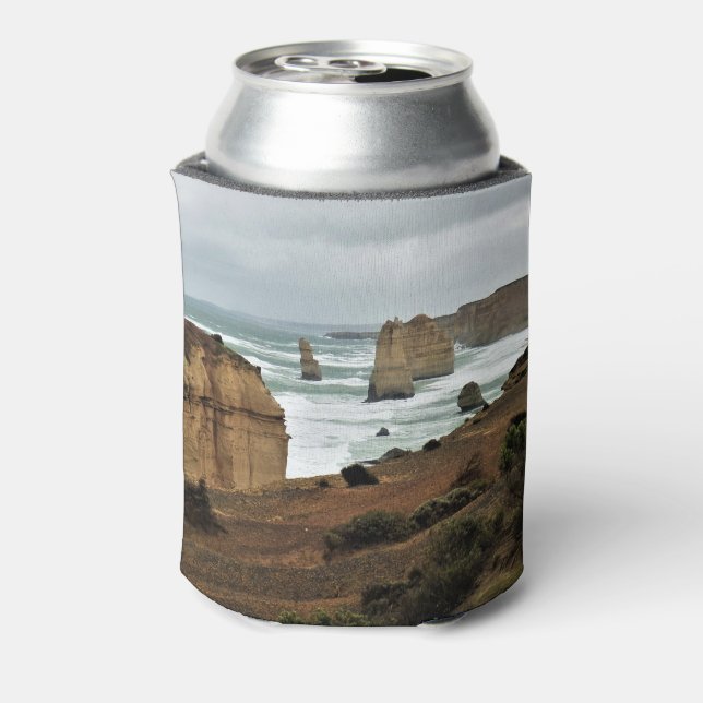 Wellen gegen die Zeit - Great Ocean Road Dosenkühler (Kanne Rückseite)