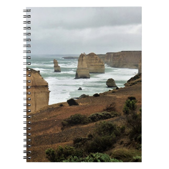 Wellen gegen die Zeit - Great Ocean Road Notizblock (Vorderseite)