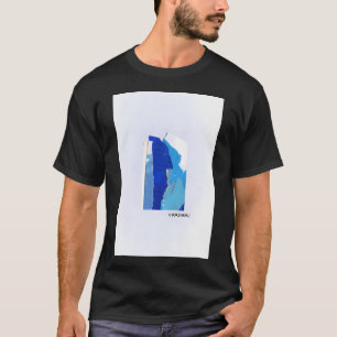 Wellen-Himmel Fisch T-Shirt