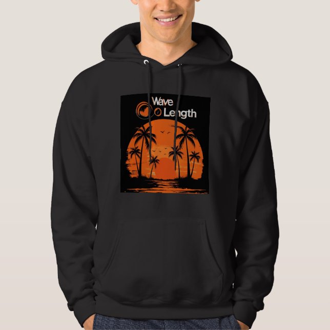  Wellen Hoodie (Vorderseite)