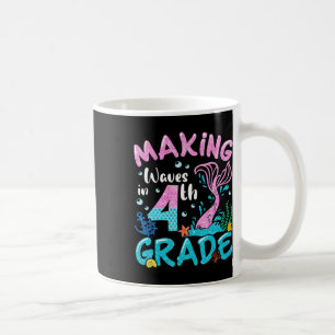 Wellen in 4. Klasse Meerjungfrau zurück zur Schule Kaffeetasse