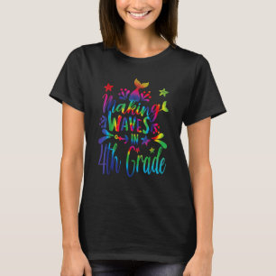Wellen in 4. Klasse Mermaid zurück zur Schule T T-Shirt