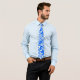 Wellen-Reise-Blumenpaisley Single-Side gedruckt Krawatte (Beispiel)