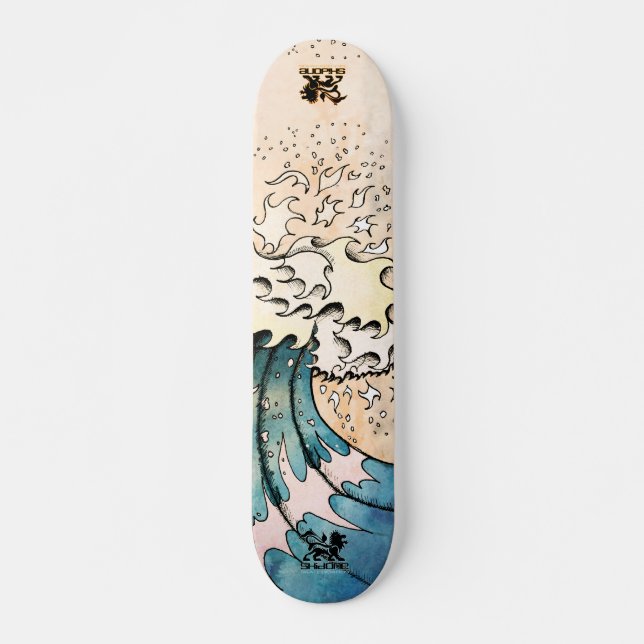 Wellen-Skateboard Skateboard (Vorne)