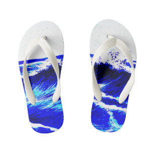 Wellen stürzen kinderbadesandalen