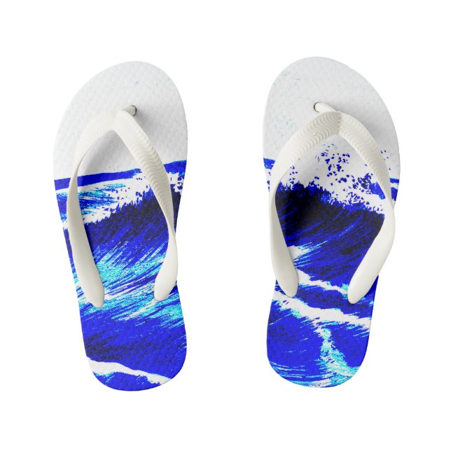 Wellen stürzen kinderbadesandalen (Fußbett)