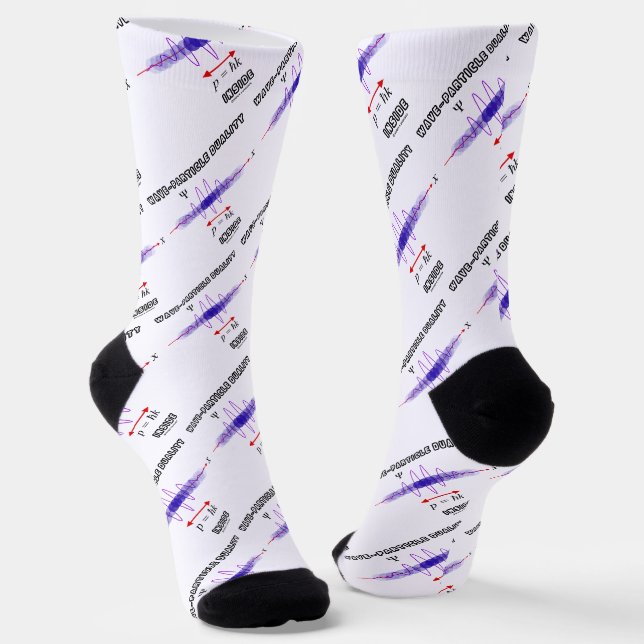 Wellen-Teilchen-Dualität innerhalb des Grundsatzes Socken (Gewinkelt)