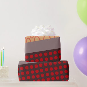 Wellen und Regen Geschenkpapier