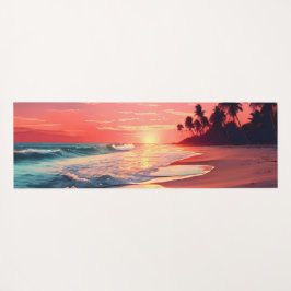 Wellen und Sand Tropical Beach Yogamatte