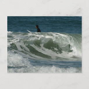 Wellen vom Strand in San Diego Postkarte