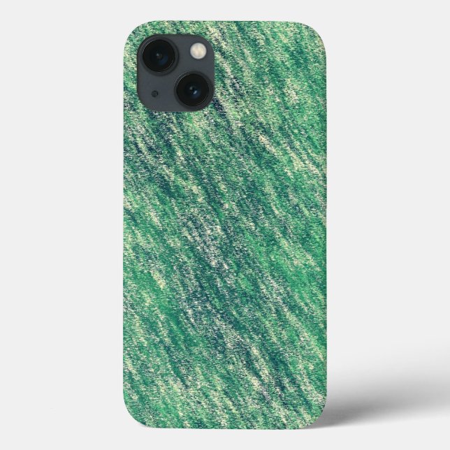 Wellen von Grün Case-Mate iPhone Hülle (Rückseite)