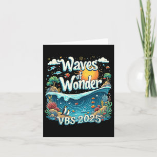Wellen von Wonder Vbs Ocean Christlich Faith Camp Karte