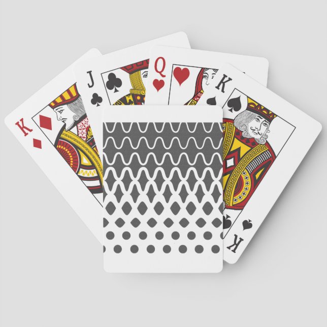 Wellen zu Partikeln Spielkarten (Rückseite)