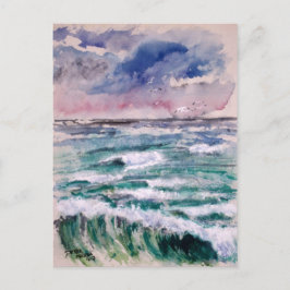 Wellenabsturz Postkarte