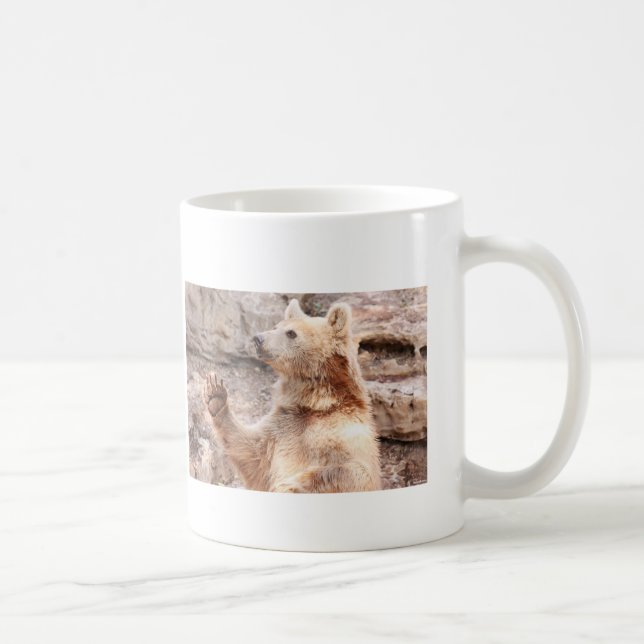 Wellenartig bewegende Bärn-Tasse Kaffeetasse (Rechts)