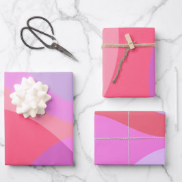 Wellenbrecher im Lavendel-Set Geschenkpapier Set