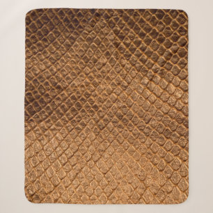 Wellenförmige Textur Hintergrund Bronze-Schlangenl Sherpadecke