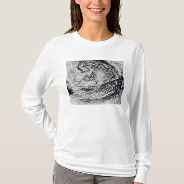 Wellenförmige Wellenwolken 2 T-Shirt (Vorderseite)