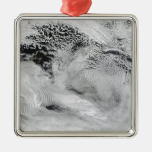 Wellenförmige Wellenwolken Ornament Aus Metall