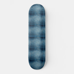 WELLENFÖRMIGES SPIRAL-KURVENMUSTER SKATEBOARD