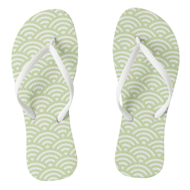 Wellenhintergrund Flip Flops (Fußbett)