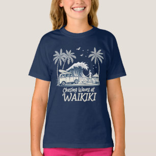 Wellenjagd in Waikiki T-Shirt