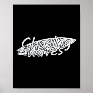 Wellenjagd Surfen Wassersport Poster