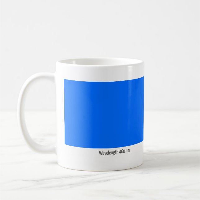 Wellenlänge 460 Nanometer Kaffeetasse (Links)