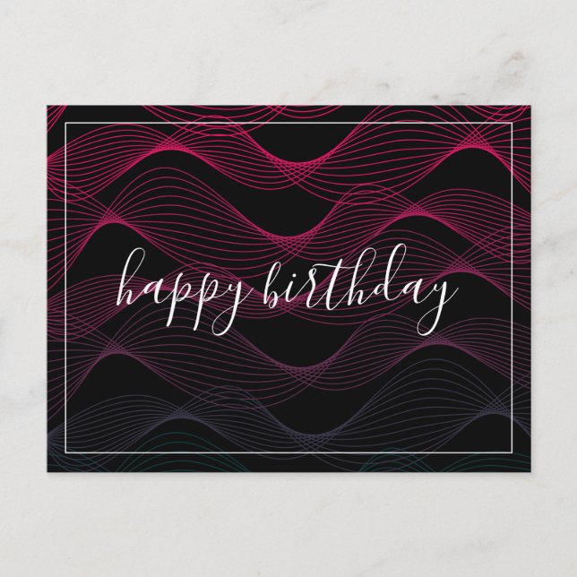 Wellenlänge Postkarte (Vorderseite)