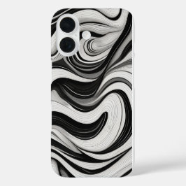 Wellenlinien iPhone 16 Hülle