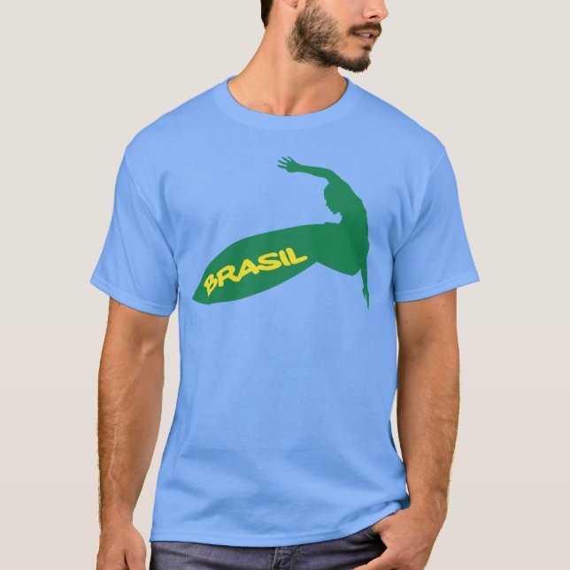 WELLENREITEN BRASILIEN T-Shirt (Vorderseite)
