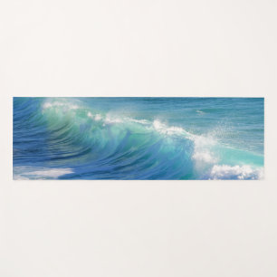 Wellenreiten (mit personalisiertem Namen) Yoga Mat Yogamatte