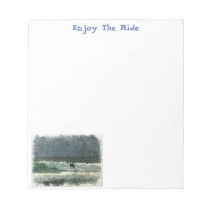 Wellenreiten Notizblock