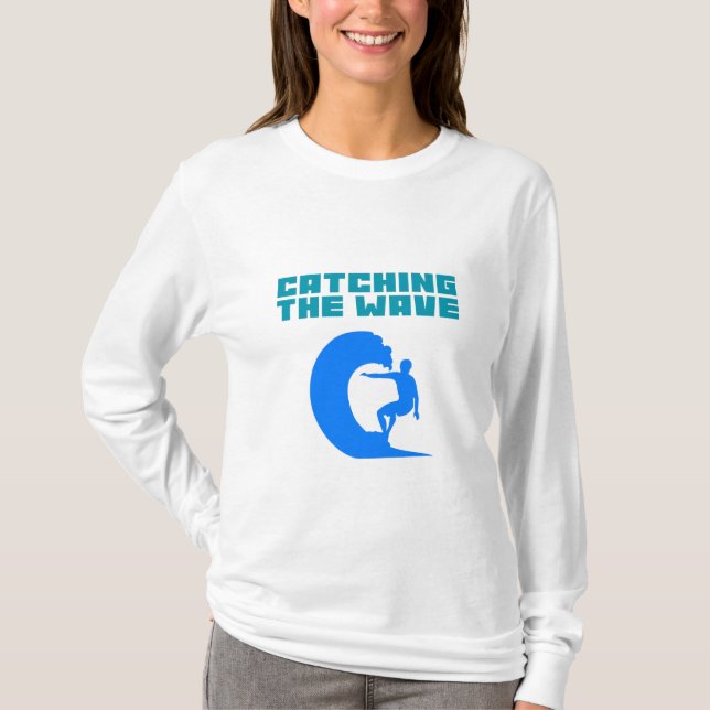 Wellenreiten - Surfen T-Shirt (Vorderseite)