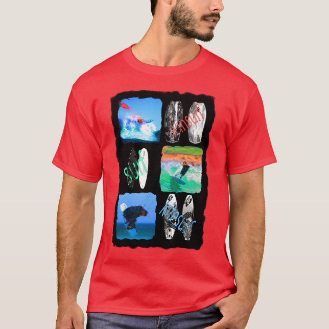 Wellenreiten T-Shirt (Vorderseite)