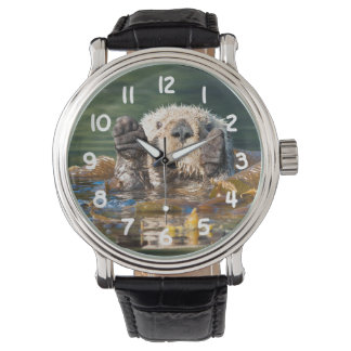 Wellenseeotter Armbanduhr