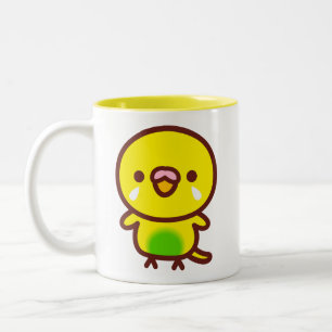 Wellensittich / Rezessive Schecke Zweifarbige Tasse