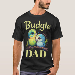 Wellensittich-Vater Budgerigar Sittich Vogel 9 T-Shirt