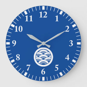 Wellenüberschneidungen im Kreis Große Wanduhr