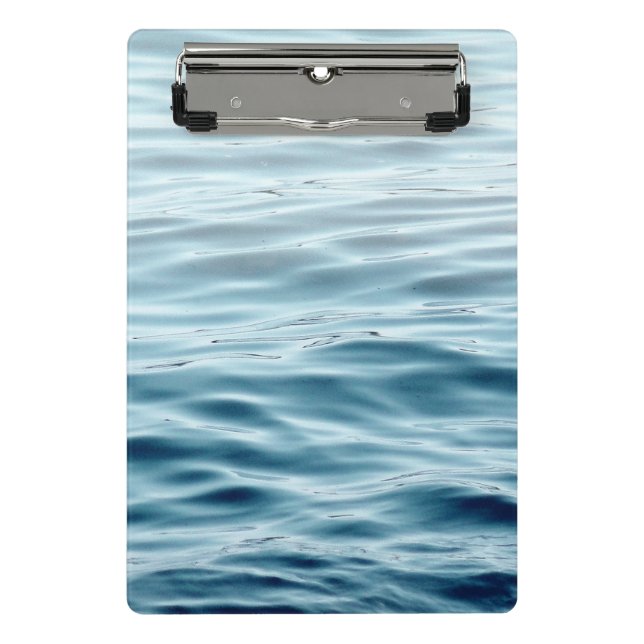 Wellenwasser Mini Klemmbrett (Vorderseite)