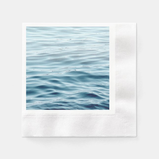 Wellenwasser Serviette (Vorderseite)