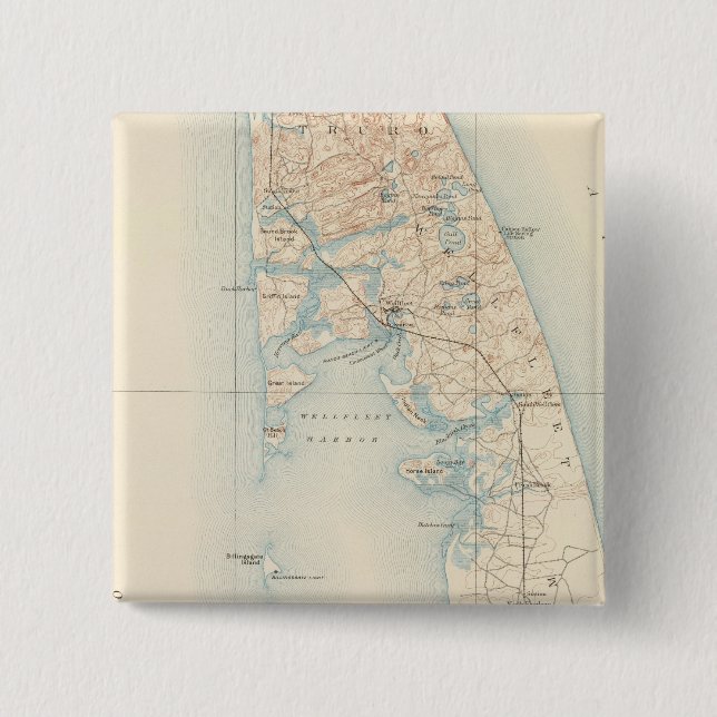 Wellflotte, Massachusetts Button (Vorderseite)