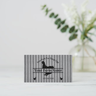 Wellgepökeltes Hühnersplit Monogram Eier Visitenkarte