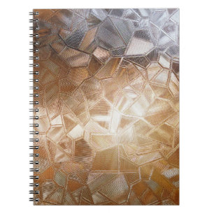Wellglas mit Hintergrundbeleuchtung. Schönes Licht Notizblock